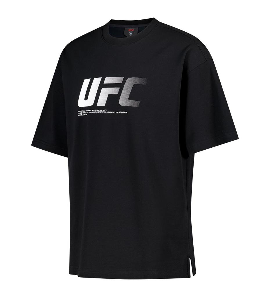 UFC SPORT Ufc Zero 100 Oversized Short Sleeve T-Shirt Black U4Ssx2312Bk