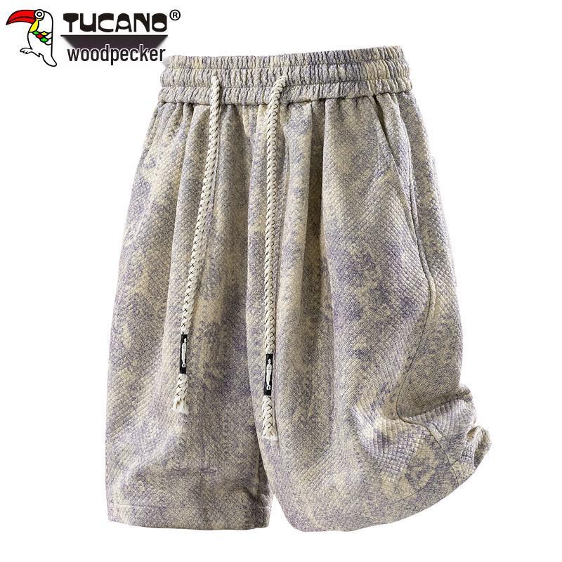 TUCANO Men s American Tie-Dye Casual Shorts L