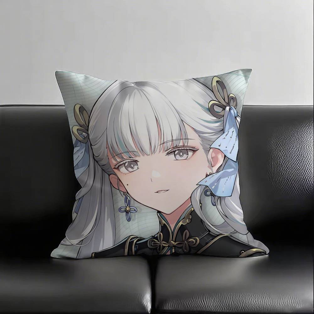 1pc Game Wuthering Waves Jinhsi Pillow Case Fashion Square Pillowcase Bedroom Sofa Room Ins Decoration Leisure 16x16Inch