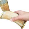 2 bucăți cu corn de bou Viking cești de băut cadou natural de Crăciun