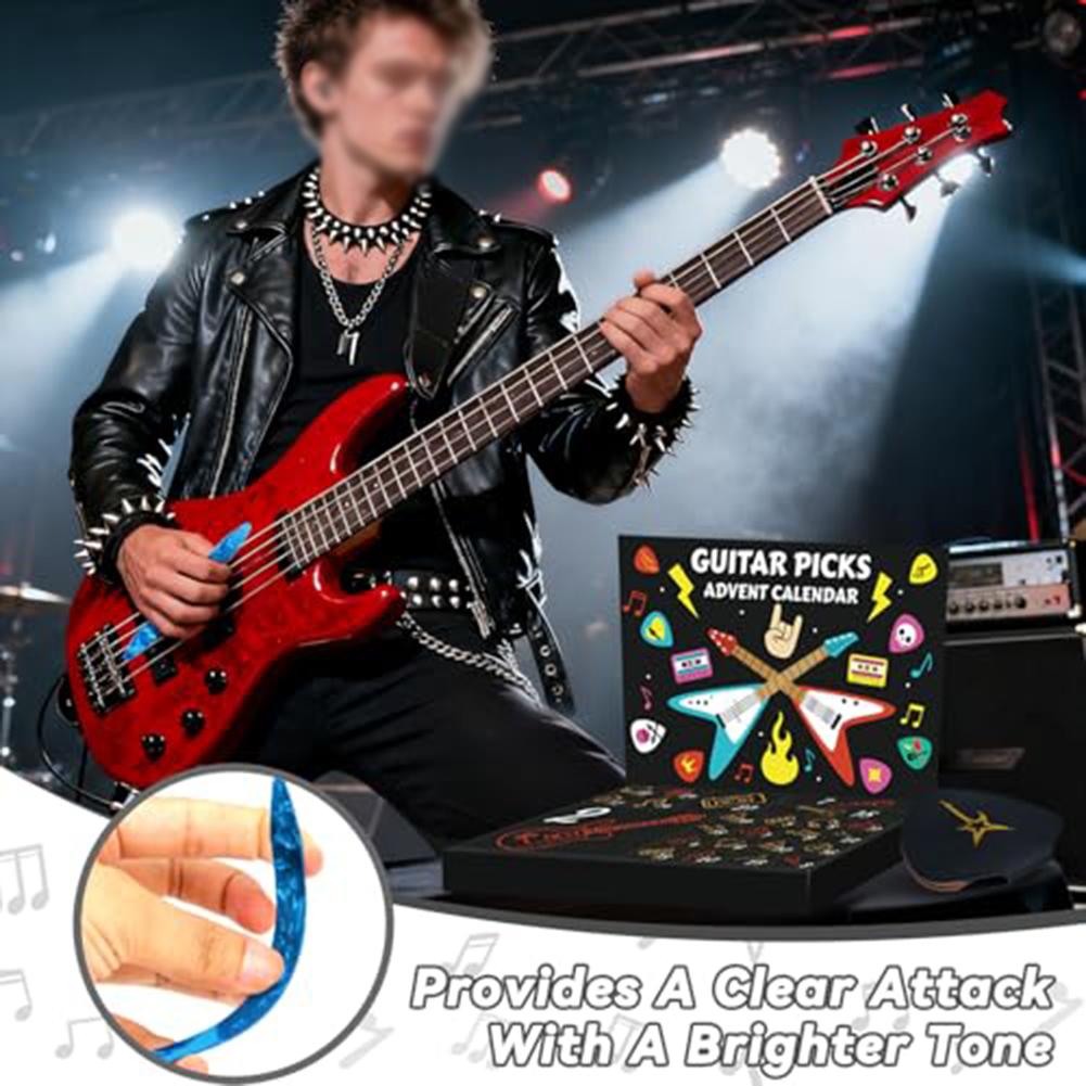Guitar Pick Advent 24-Day Pick Set 24-day Countdown