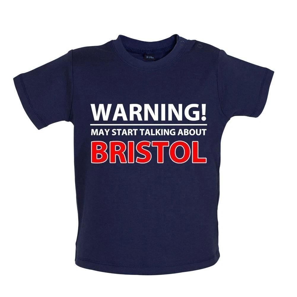 Warning May Talk Bristol - Kids T-Shirt / Bodysuit - Rovers City Robins 110