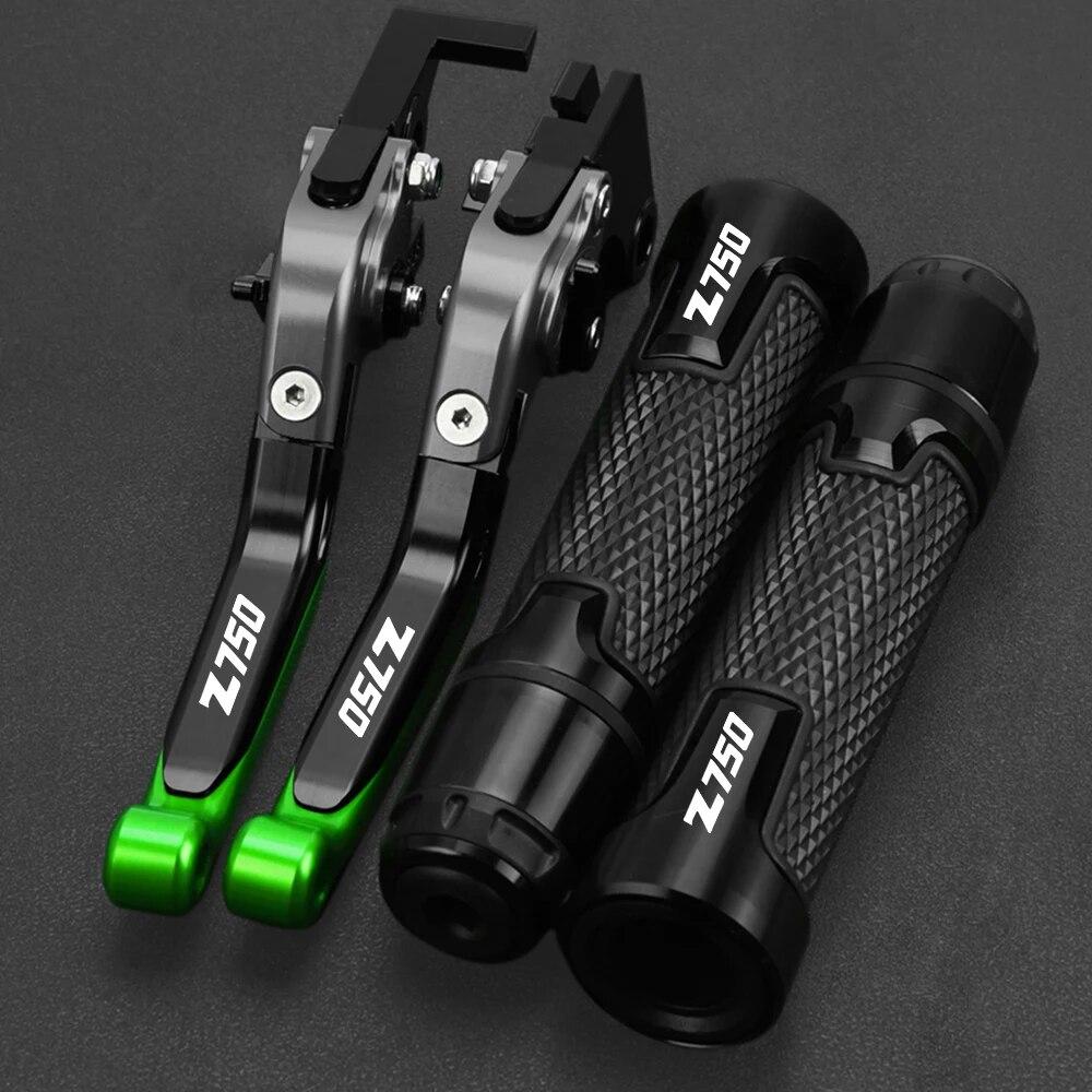 2011 2010 2009 2008 Motorcycle Brake Handle Clutch Lever CNC Aluminum Adjustable Clutch Brake Levers FOR Kawasaki Z750 2007-2012