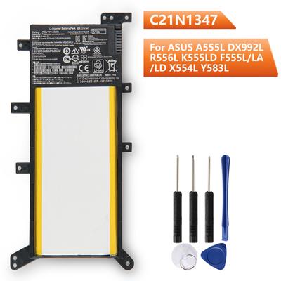 Ersatz-Laptop-Akku C21N1347 für ASUS x555 x555LA X555LD X555LN A555L Y583L R556L R557L F555L K555L mit Werkzeug