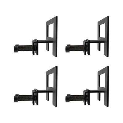 Confezione da 4 Staffe Metalliche Robuste per Struttura del Letto Stabilizzatori Sicuri per Mobili della Camera da Letto Installazione Facile Nessun Attrezzo Necessario