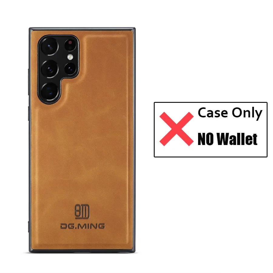 Luxury Magnetic Leather Wallet Case for Samsung Galaxy S25 Ultra S24 S23 S20 S21 S22 Plus Note 20 Kickstand Card Holder Cover