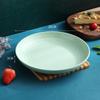 Nordic Wheat Straw Plate Fruit Plate Vegetable Plate Plastic Spitting Bone Plate Dried Fruit Plate Tableware Large Plate
