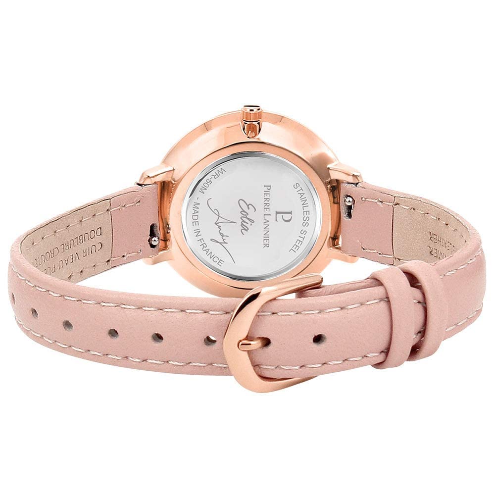 Pierre Lannier Eolia Collection Leather Strap Watch P039L905 Pink [Pierre Lannier] Women's [Official Import]