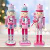 14 Inch Christmas Nutcracker Soldier Figurine Puppet Toy Home Decor New Year