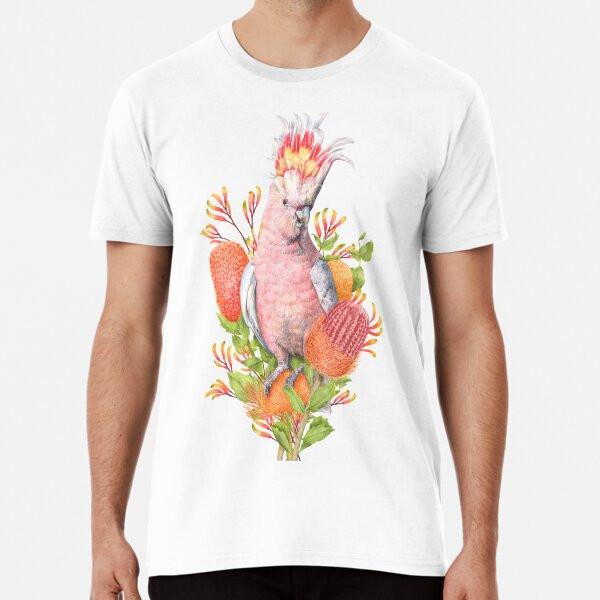 

Major Mitchell#039;s Cockatoo TShirt Made in Australia Unisex T-Shirt M