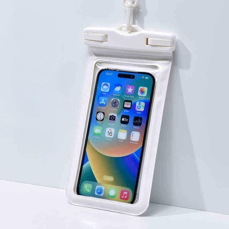 1pc Extra-Large Waterproof Phone Pouch Touch Screen Compatible Floating Dry Bag for Swimming,Snorkeling,Take Photos Underwater