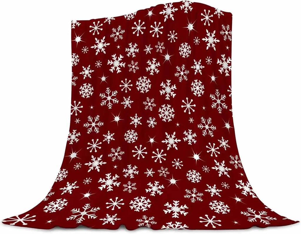 Christmas Gnome Throw Flannel Blanket Merry Christmas Gnome Xmas Gifts Living Room Bedroom Sofa Couch Warm Soft Bed Blanket