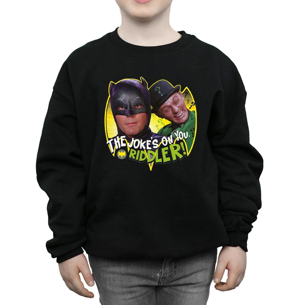 DC Comics Boys Batman TV Series The Riddler Joke Sweatshirt
