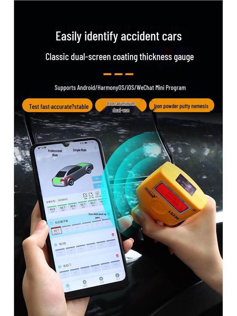 Linshang LS220/230 Malingbelegningstykkelsesmåler - Lavtemperaturbestandig