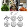 Meat ,Meat Plate Discs ,Stainless Steel Food Accessories for Stand Mixer and - 8pcs