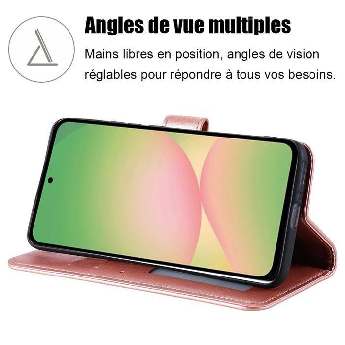Case for Samsung Galaxy A56 5G - BOOLING - Synthetic Leather Embossed Oriental Mandala Pattern - Pink