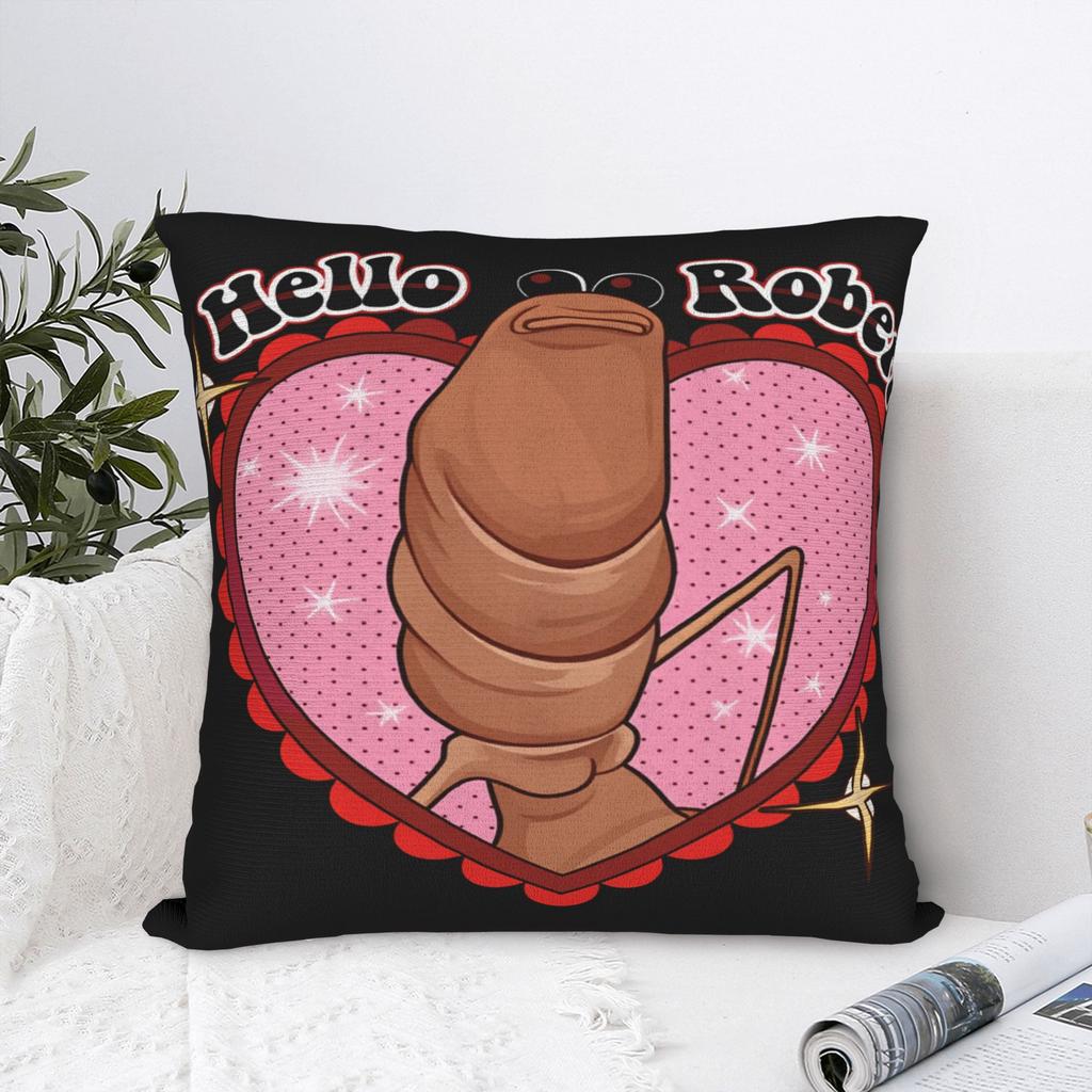 Funny Robert Help Marcus The Worm  Pillow Case  Comfy Pillow Cover Funny Pillowcases For Living Room Chair