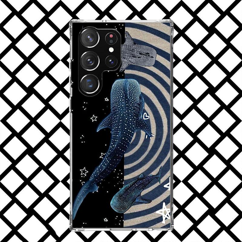 Ocean Whale Shark Phone Case for Samsung Galaxy S26 S25 Edge S24 S23 Ultra S22 Plus S21 FE S20 + Soft Cover Print Fundas Galaxy