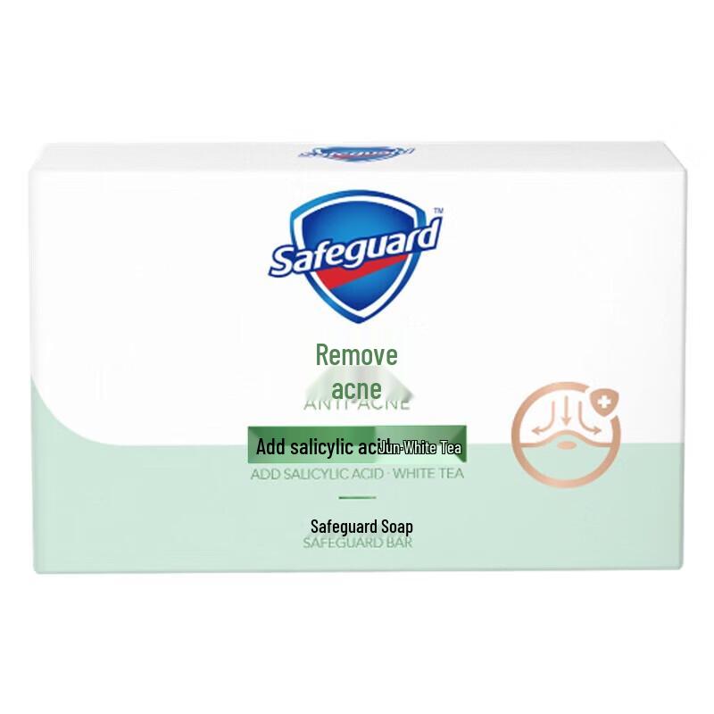 Safeguard White Tea Salicylic Acid Acne Cleansing Bar