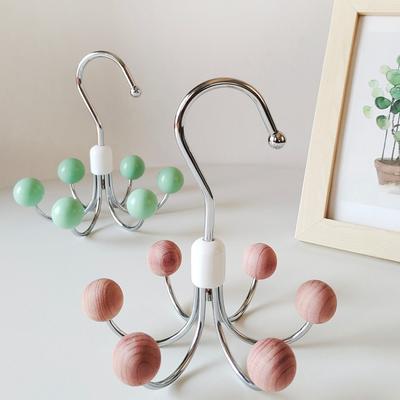 Six Claws Hook Wardrobe Sling Underwear Storage God 360 ° Rotatable Bag Hat Storage Hanger Hooks