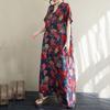 XITAO Print Casual Half Sleeve Dress ZMY1111