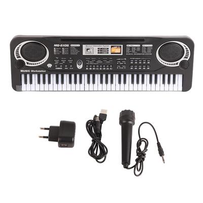 61?Key Electric Digital Key Board Piano Musical Instruments Kids Toy with Microphone