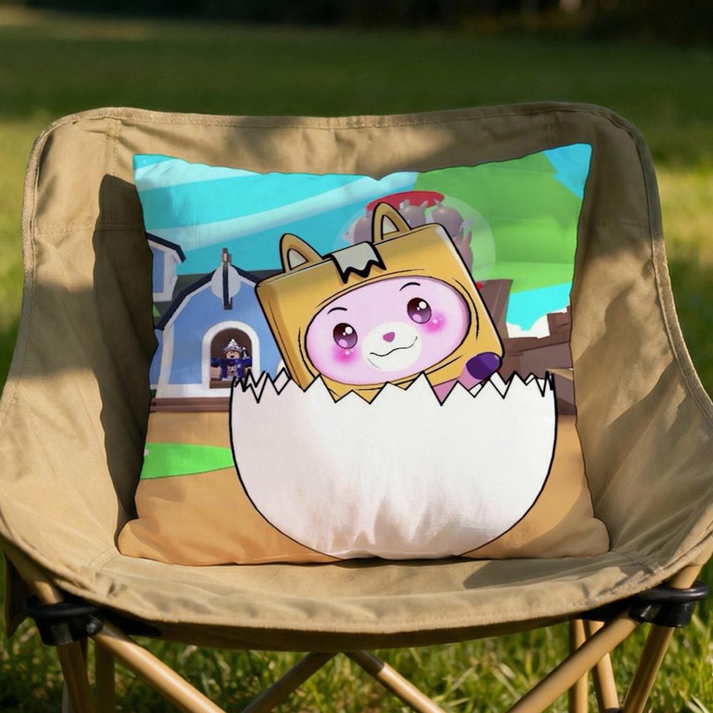 Cartoon LLankyboxes Cushion Cover Soft Reversible Durable Pillow Cover MultiScene Use for Home Car Daily Comfort