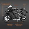 1/12 Scale Yamaha YZFR1 Alloy Die Cast Motorcycle Model Toy Vehicle Collection Sound and Light Off Road Autocycle Boy Toys Car