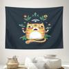 Trippy Cat Tapestry Psychedelic Wall Hanging Hippie Room Decor Aesthetic Fuzzy Wall Art Festival Home Decor Spiritual Gift Dorm