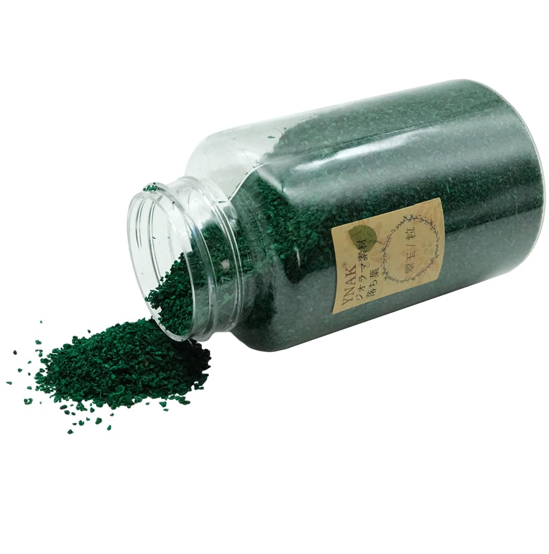 

YNAK Диорамная модель и другие материалы для ландшафта для стеклянной модели, миниатюры и железнодорожных моделей Листья, Деревья, Здания, Сады, (Изумрудный/Зернистый, 250 мл)