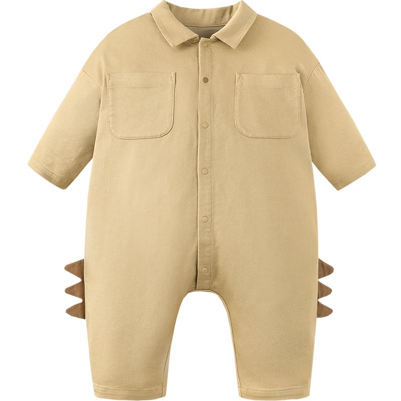 Mini Balabala Unisex Baby Dinosaur Jumpsuit 80