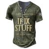Men's Short Sleeve Graphic And Embroidered Fashion T-Shirt Spring And Summer Short Sleeve Printed