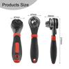 Adjustable 6-22 Ratchet Wrench Multi-Function Auto Repair Quick Release Combination Manual Spanner Portable Worker Tool