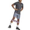 Adidas Clothing T Shirts Men's Gray Crew Neck JE5706