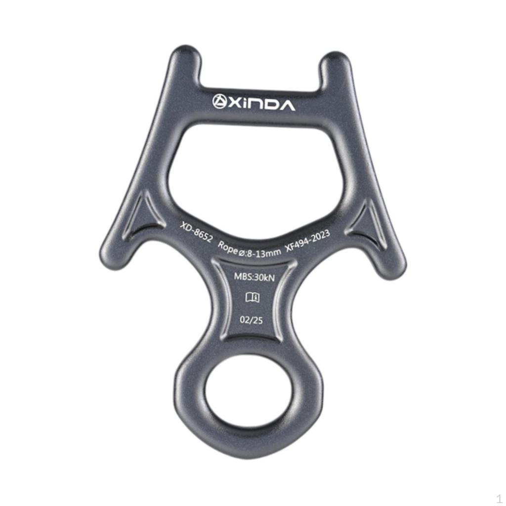 3KN 8-Figur Abseilgerät Sicherungsgerät Schwerlast Tragbar Sichern für Hochgebirgs-Chirurgische