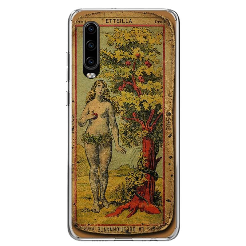 

Чехол для телефона с изображением карт Таро для Huawei P30 P20 P10 P40 P50 Pro Mate 20 40 30 10 Lite, популярный художественный подарок, чехол Huawei Mate 40 Pro