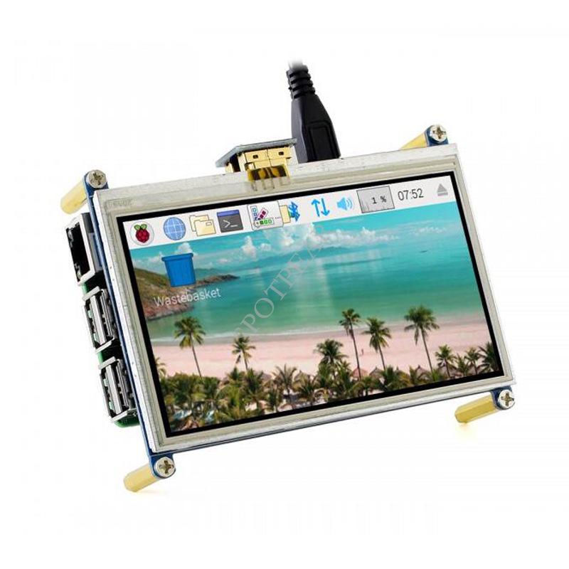 Raspberry Pi 4.3" Resistive Touch HDMI Display V1 480×272