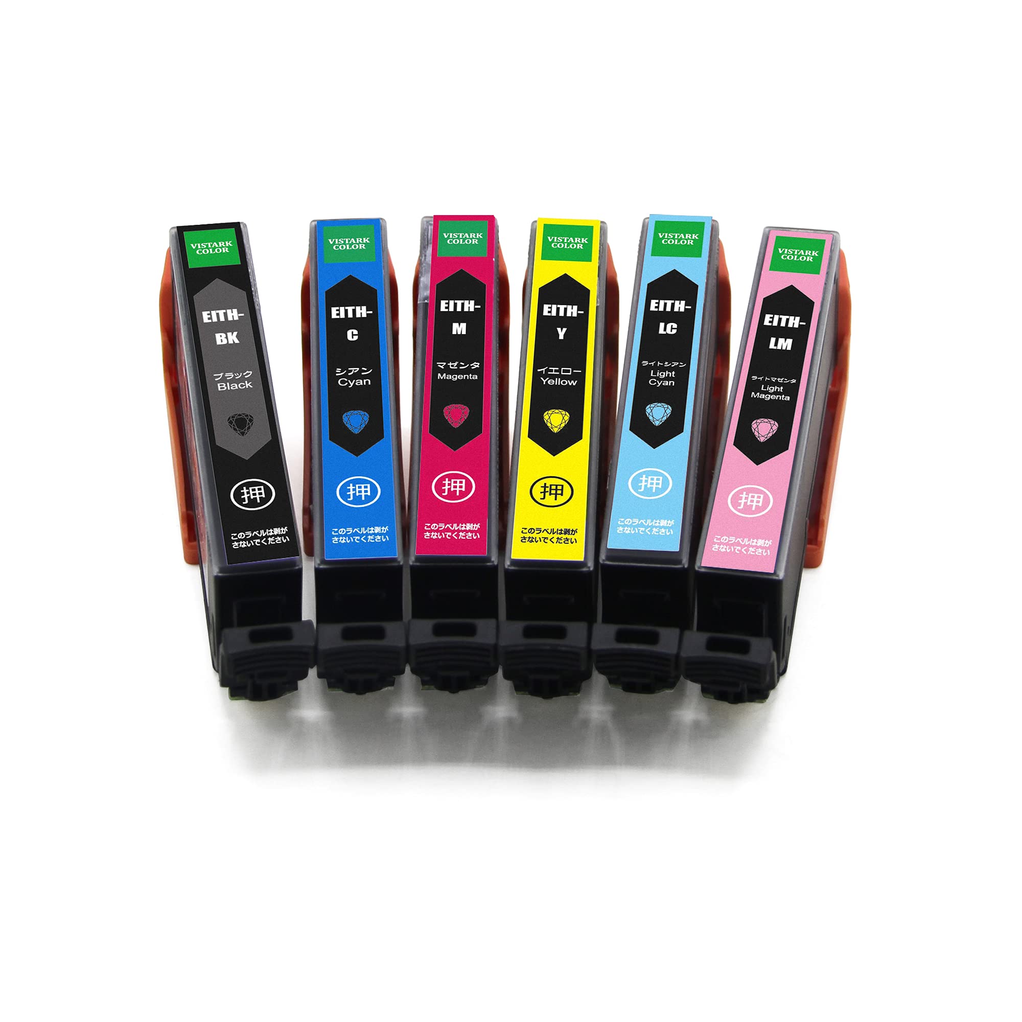 

VISTARKCOLOR Compatible Product 6 Color Set Ginkgo Ink Cartridge Compatible with ITH-6CL EP-710A EP-711A EP-709A EP-810AB EP-811AW EP-811AB