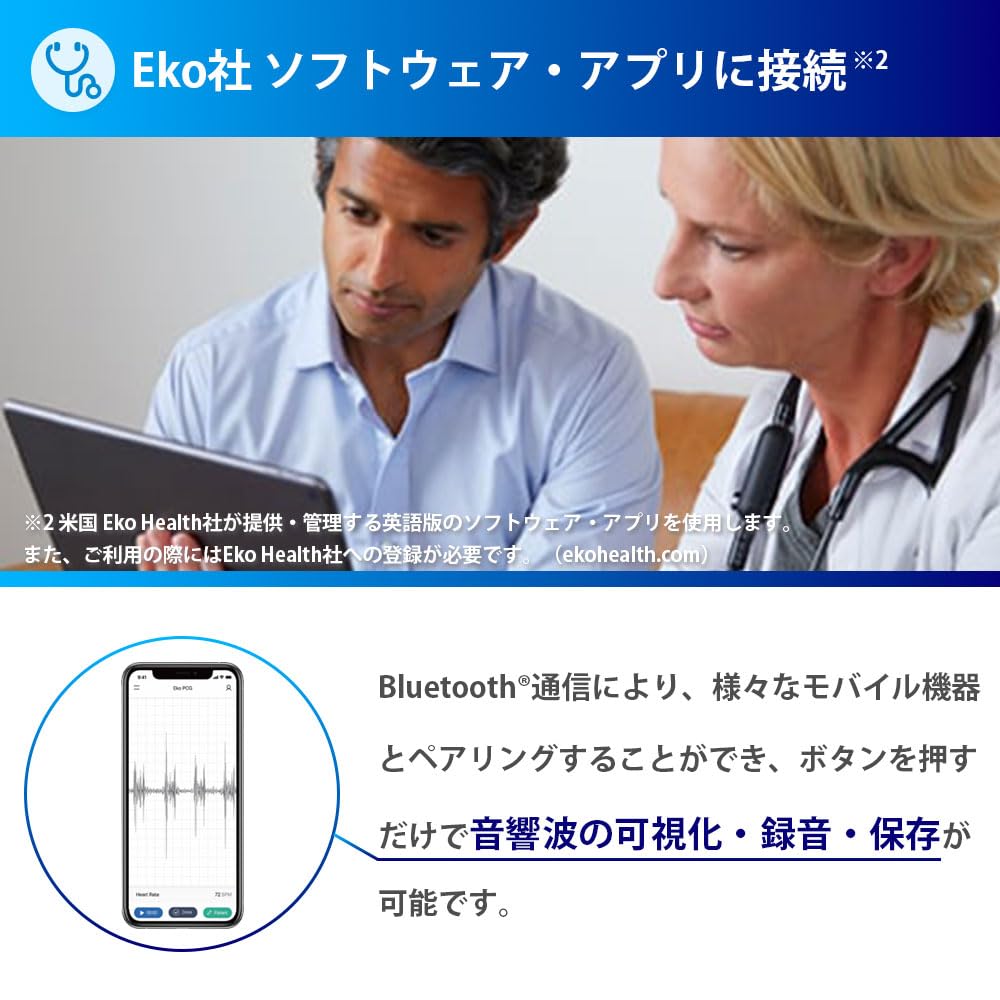 Littmann Core Digital Stethoscope 8870 Black (Copper)