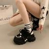 Leather Shoes Women's Spring Models Autumn New Models Height Increase Small Muffin Platform Sports Casual Shoes