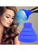 1pc universal silicone hair dryer diffuser cover adjustable heat-resistant accessory, used to define curly and frizzy control