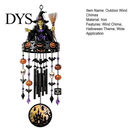Mysterious Magic Enchantment Decor Witch Themed Outdoor Wind Chime, Healing Sound Weather Resistant Chimes, Witchy Aesthetic Garden Accessories