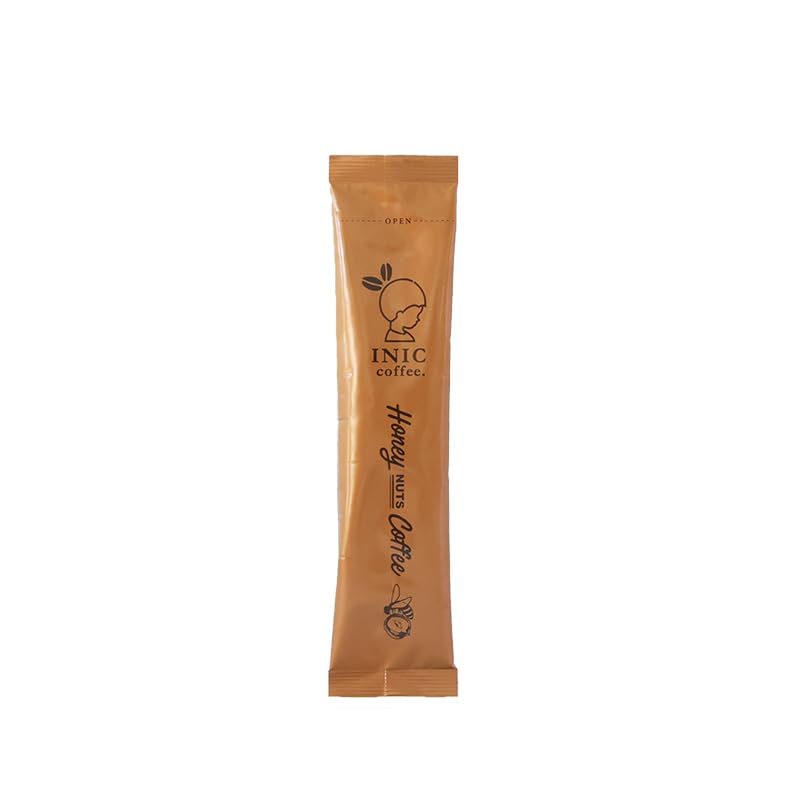 INIC coffee Honey Nut Coffee Sticks, 6 sticks [Meltingly Sweet Honey Coffee] [Powdered Coffee from the Peak]