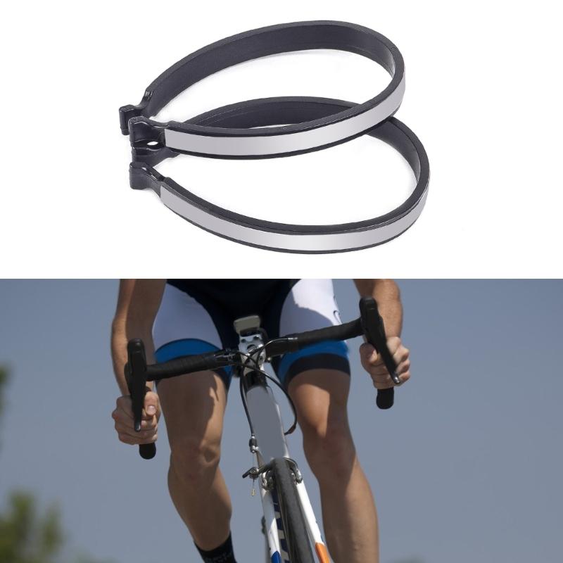 Reflective Trouser Pant Clip Cycling Ankle Safety Band Reflector Cycling Trouser Wrap Clip for Men Women Ankles