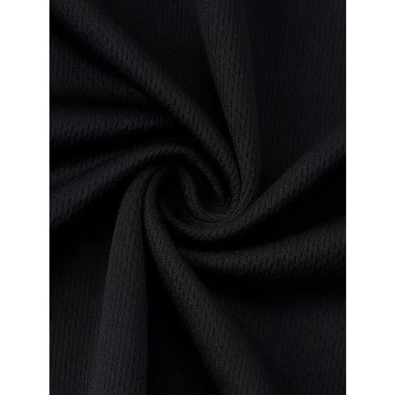 Taglie Europee T-shirt Minimalista a Maniche Corte da Uomo, con Stampa 3D di Tasti di Pianoforte sul Petto, Nero, Bianco