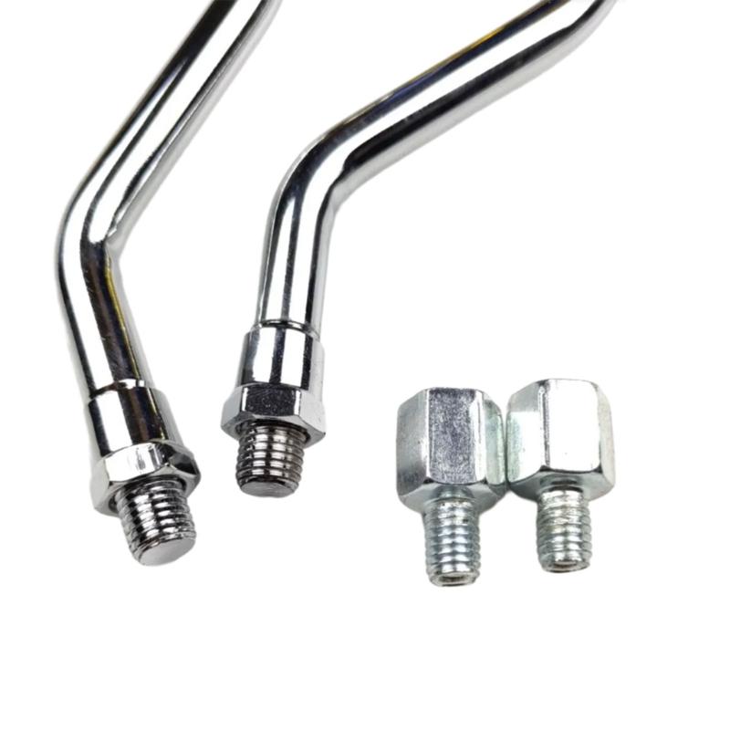 1 Pair Motorcycle Rearview Skeleton Hand Side Adjustable Scooters Rear View Motorbike Accessories