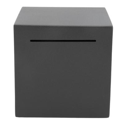 Stainless Steel Piggy Bank Drop Resistant Large Capacity Simple Design Money Bank Money Saving Box