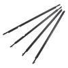 4 Pcs Door Belt Molding Weatherstrip 75710?12820 Rubber Window Seal Belt Set Replacement for Scion
