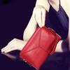 Women Pu Leather Multifunction Mini Phone Card Coin Clutch Bag