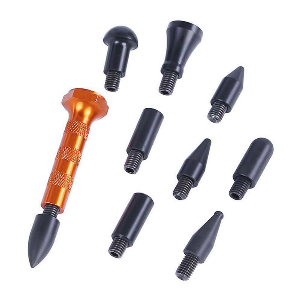 9pcs Paintless Knock Down Pen PDR Tools Car Panel Dent Remover Automotive Body Repair Hand Tools Automotive Maintenance Parts